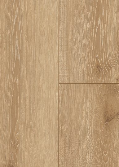 Suelo de madera clara con vetas sutiles y textura natural.